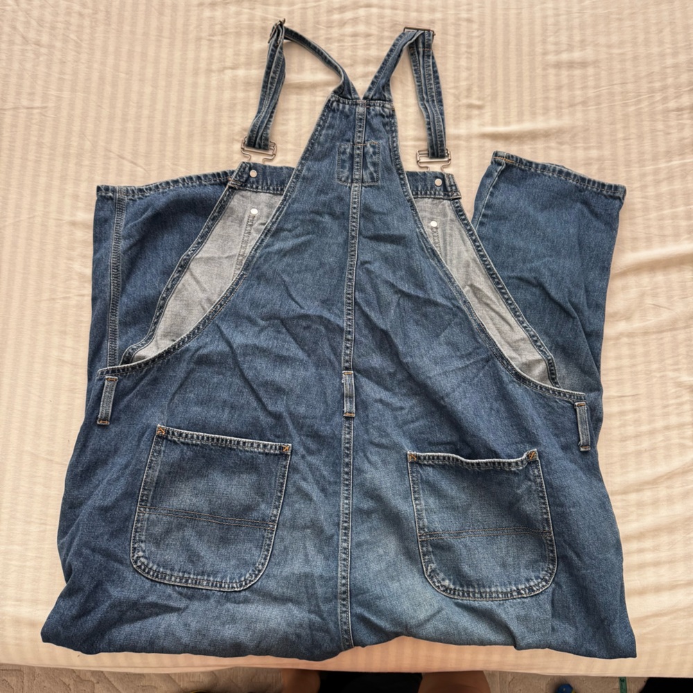 GAP Blue Denim Overall Pants - Picture 3 of 8